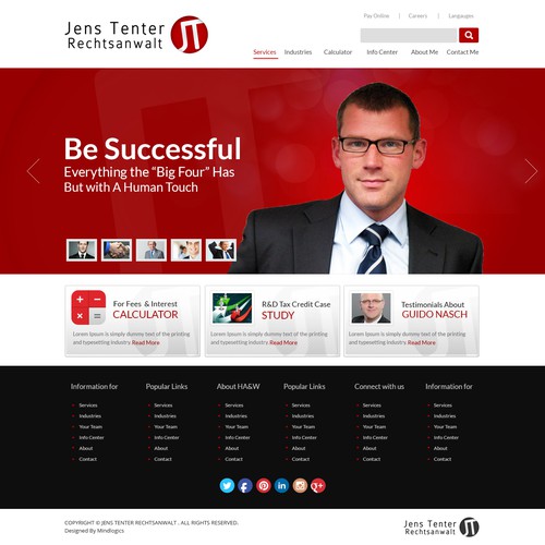 Website Design für Rechtsanwalt