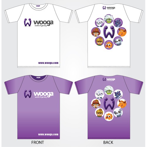 Wooga needs a new t-shirt design!