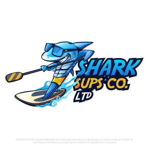 Design a cool look Shark Mascot