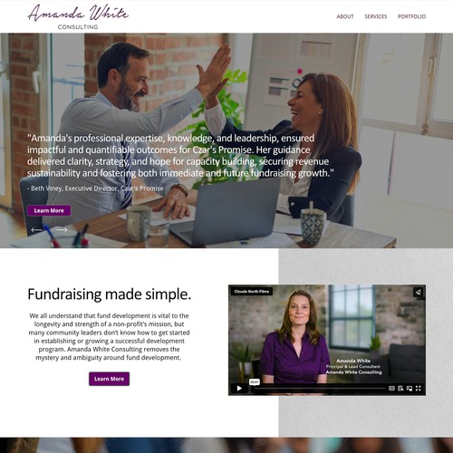 Nonprofit Consultant Website