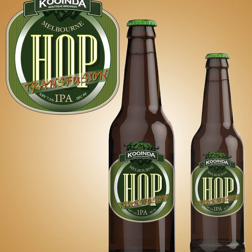 Create an new beer label for Kooinda