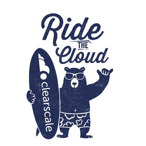 Bear Surfer T-shirt v2
