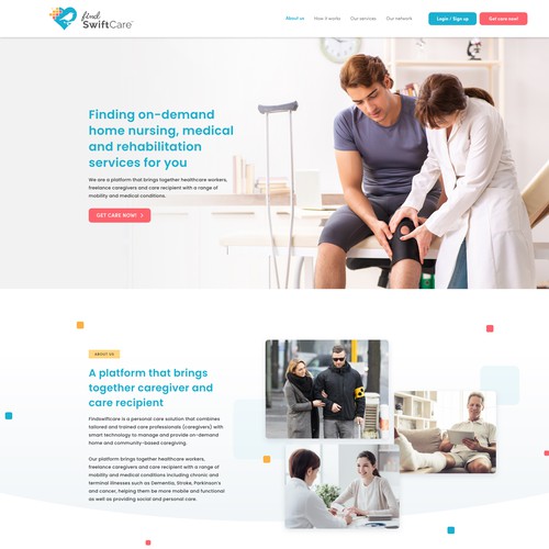 Website for Care giver