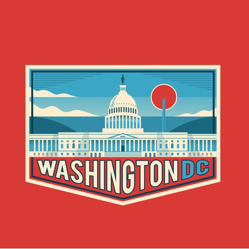 Washington DC sticker