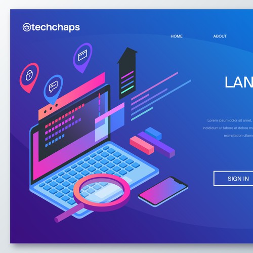 Landing page