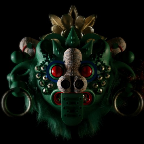 barong mask 3d art -character 