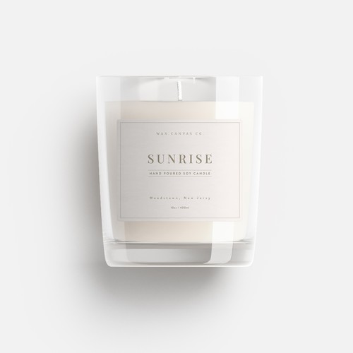 Candle Label design