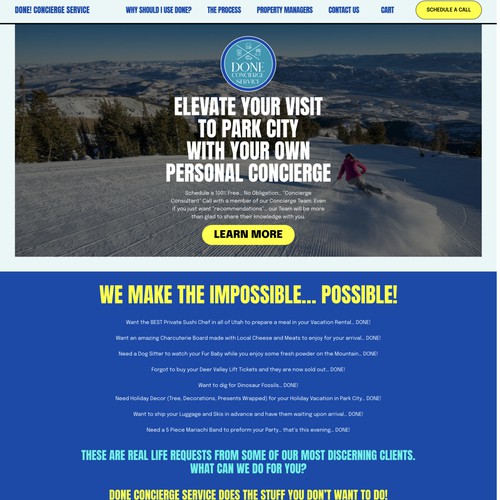 Optimisation of Done Concierge Service