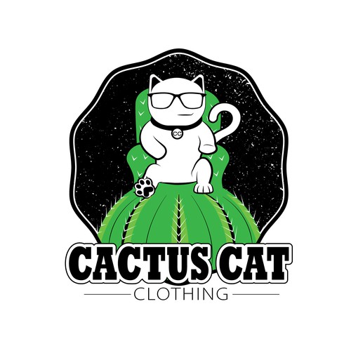 Help Design a Hip, Creative Logo for Cactus Cat Clothing!