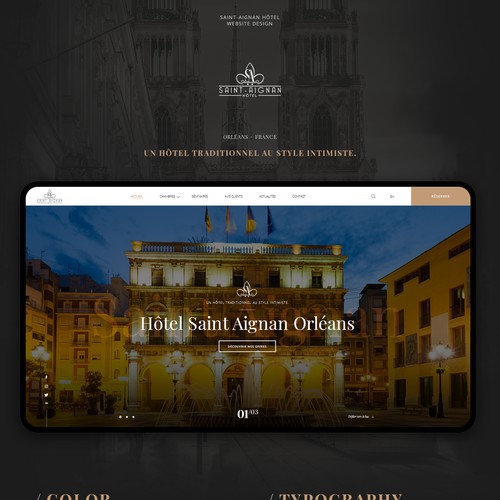 Hotel SAINT_AIGNAN Website