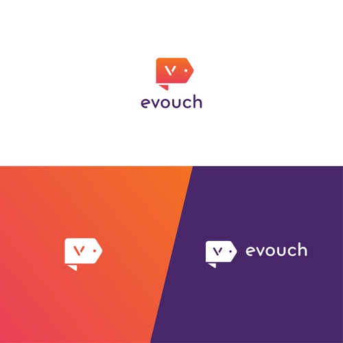 Beautiful logo for a social media voucher app