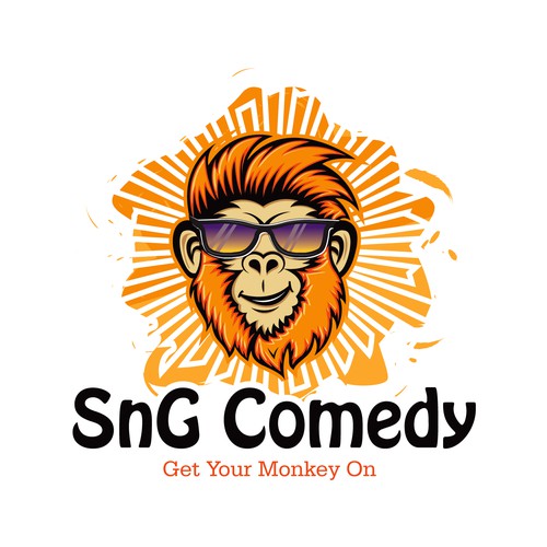Monkey Logo for a comedy video brand