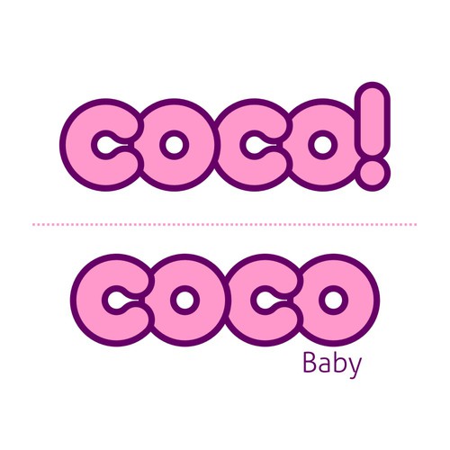 A logo for baby clothing shop
