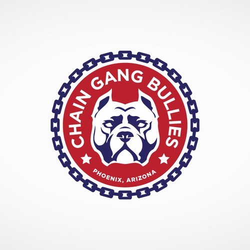 Logo design concept for Chain Gang Bullies