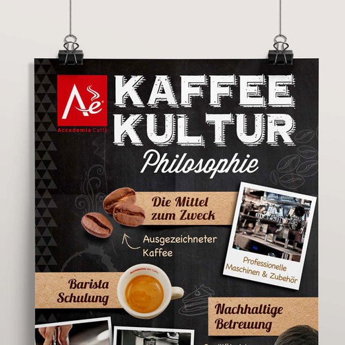 Create visual product information pages & pricing table for gastronomy coffee clients