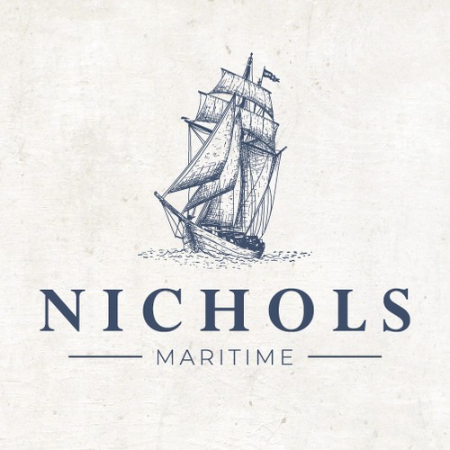 Vintage Logo for a Maritime Company