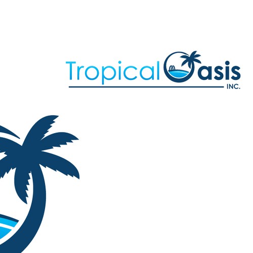 Create a modern, playful and beautiful logo for a starting Pool Service Company