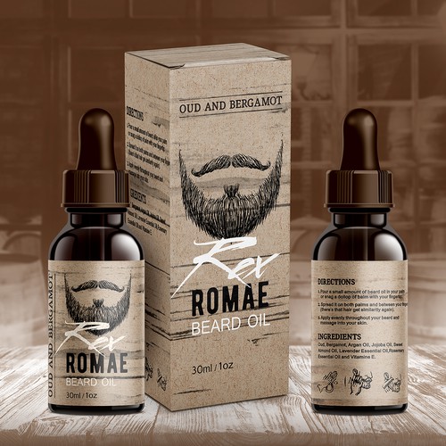 Label Rex Romae Beard Oil