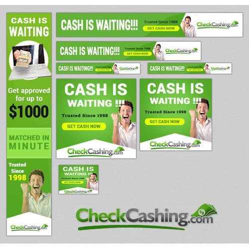 CheckCashing.com Banner Set for Remarketing