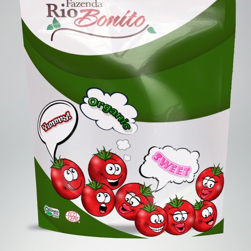 Sweet Organic Tomatoes in Pouches for KIDS!!!