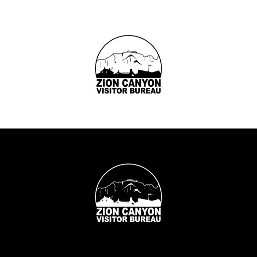 Simple logo for zion canyon