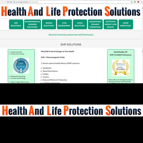 Web Page Header