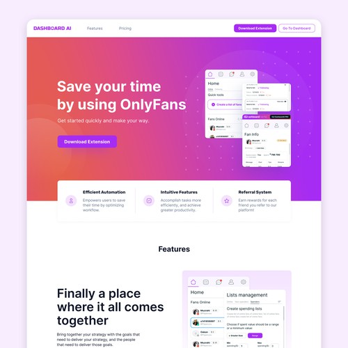 Landing Page Design