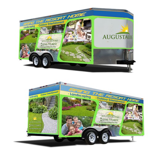 Landscaping Company Trailer Wrap