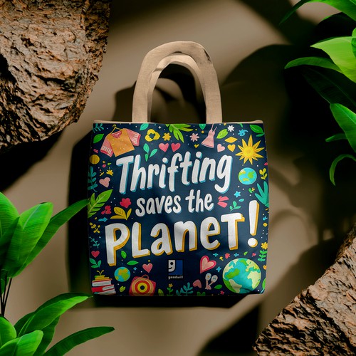 Save the Planet bag design