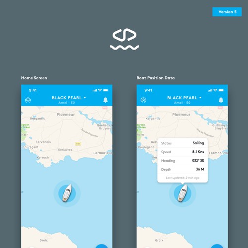 React Native App Concept for Boat & Trip Management