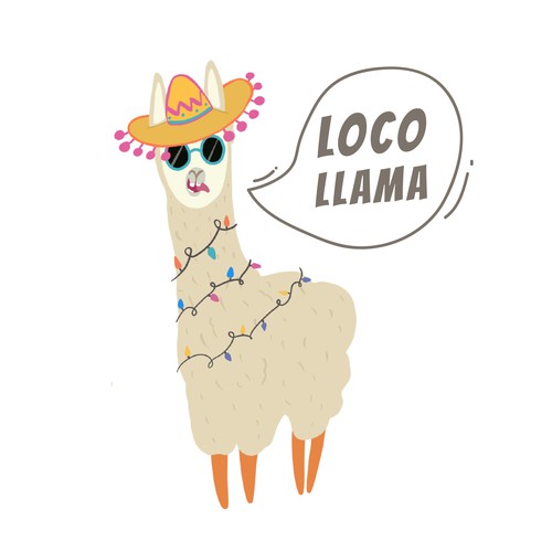 Logo design for Loco Llama