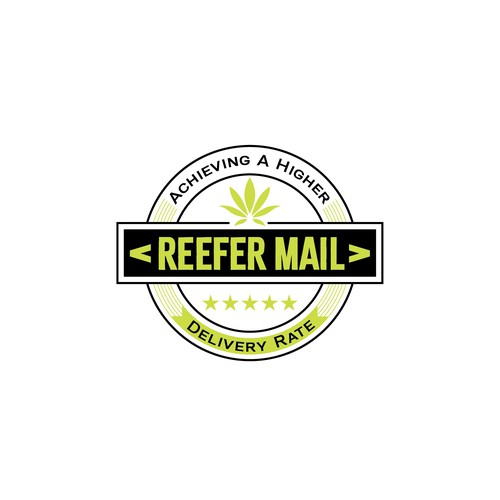 Reefer mail logo design