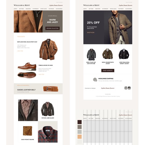 Williams & Kent Email Redesign