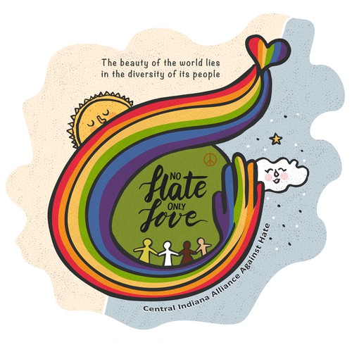 Illustration for a Non Profit against hate