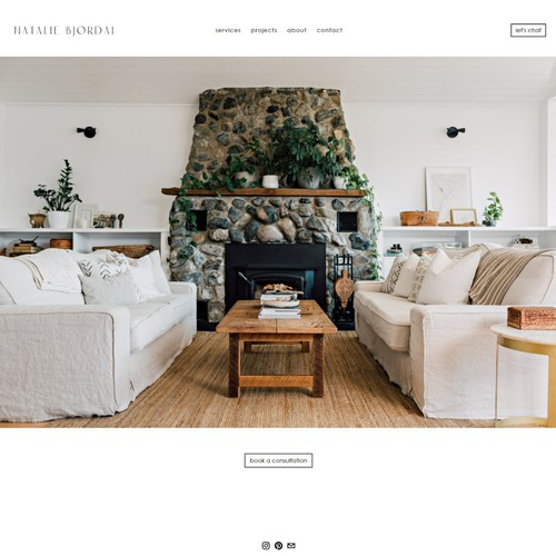 Interior designer website