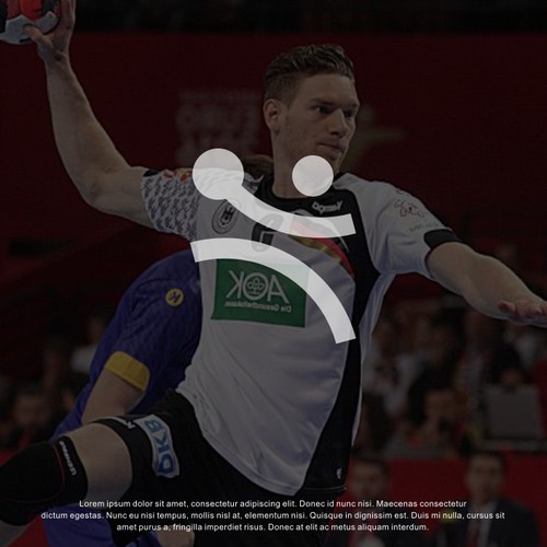 Unser Handball Logo Design
