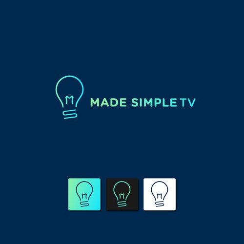 Design a sleek logo for MadeSimpleTV