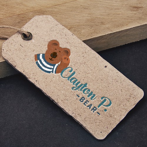 Fun and contemporary logo for a pottery teddy bears company