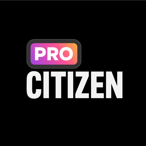 Bold & Modern Logo for PRO CITIZEN – Media & Lifestyle Brand Identity