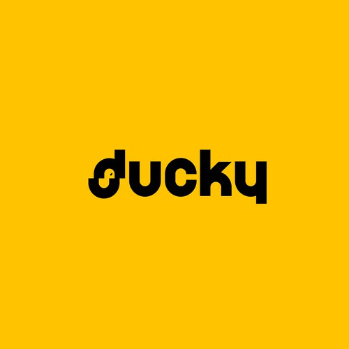 clever logo for ducky