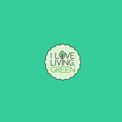 Logo design for I Love Living Green