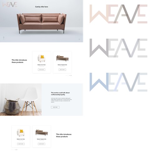 Logo for Weave furniture website