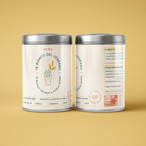 Packaging for Italian tea