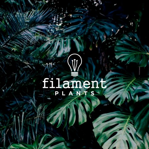 Logo for tropical plant greenhouse.