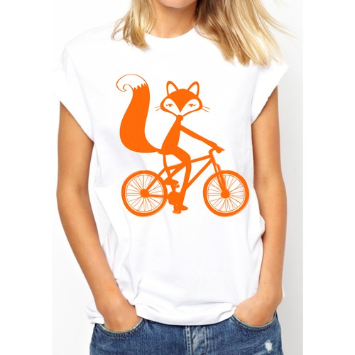 winning ladies cycling fox tee