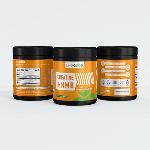 Jar packaging label Design