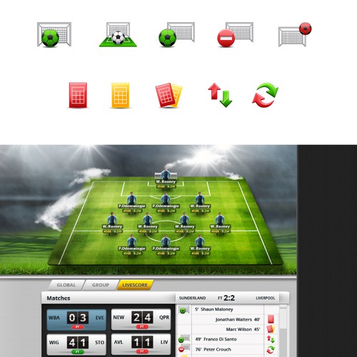 icon or button design for Ultimate Manager