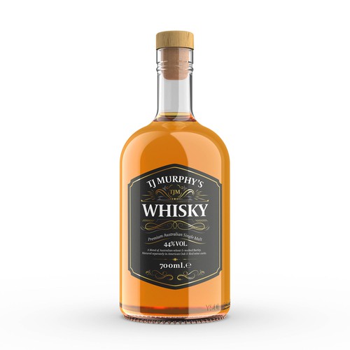 Australian Whisky Label Design