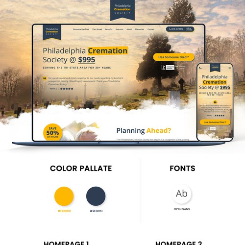 Direct Cremation Website Update