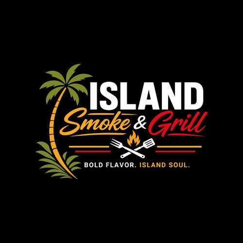 island smoke and grill logo